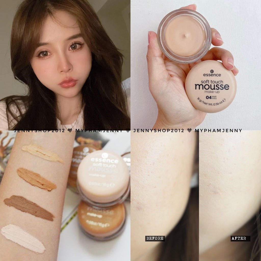 PHẤN TƯƠI ESSENCE SOFT TOUCH MOUSSE MAKE-UP