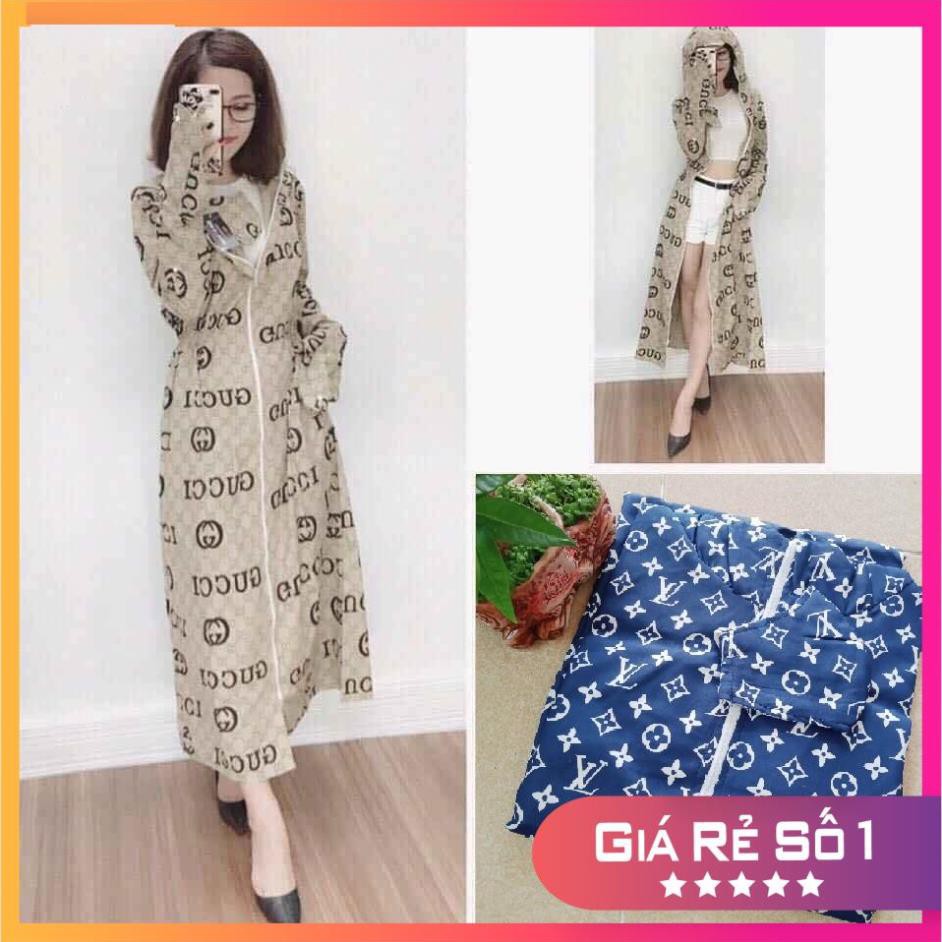 Áo chống nắng toàn thân - Áo đi nắng dáng dài 2 lớp kèm khẩu trang | BigBuy360 - bigbuy360.vn