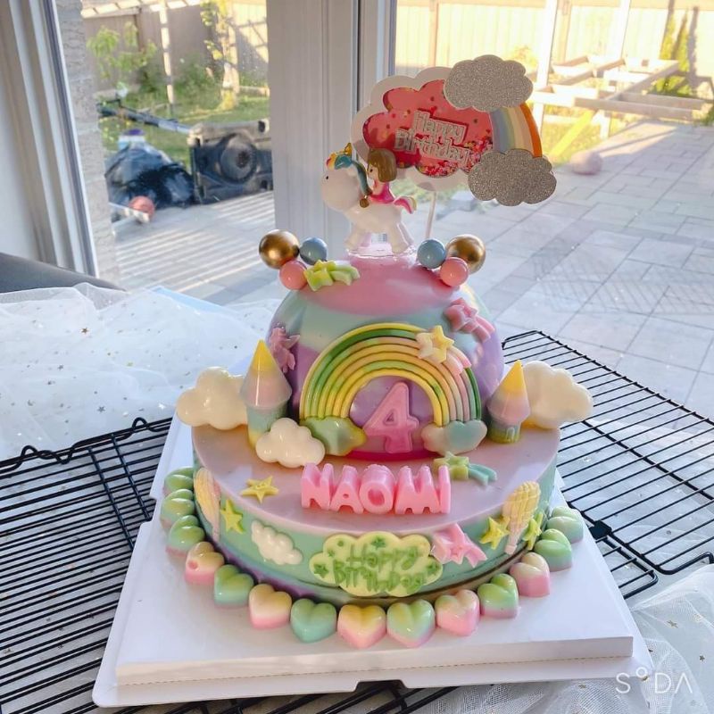 Khuôn nhôm làm hũ vàng to chân váy búp bê bánh rau câu/bánh đập khuôn bán cầu (size 18cm)