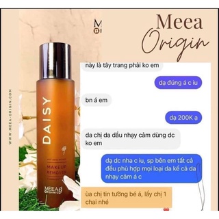 Nước tẩy trang daisy makeup remover hoa cúc an toàn và dịu nhẹ cho da