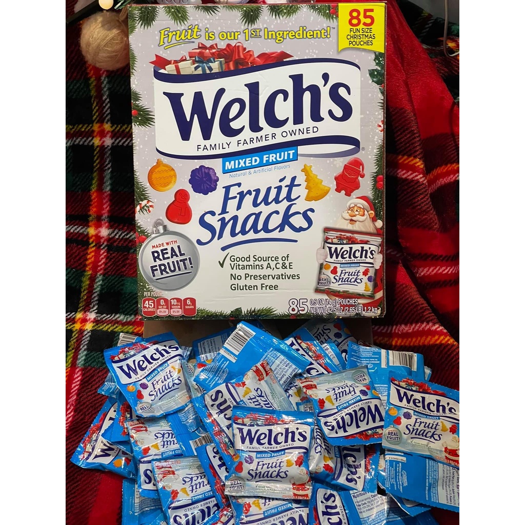 Kẹo dẻo trái cây Welch's Fruit Snacks - Mỹ