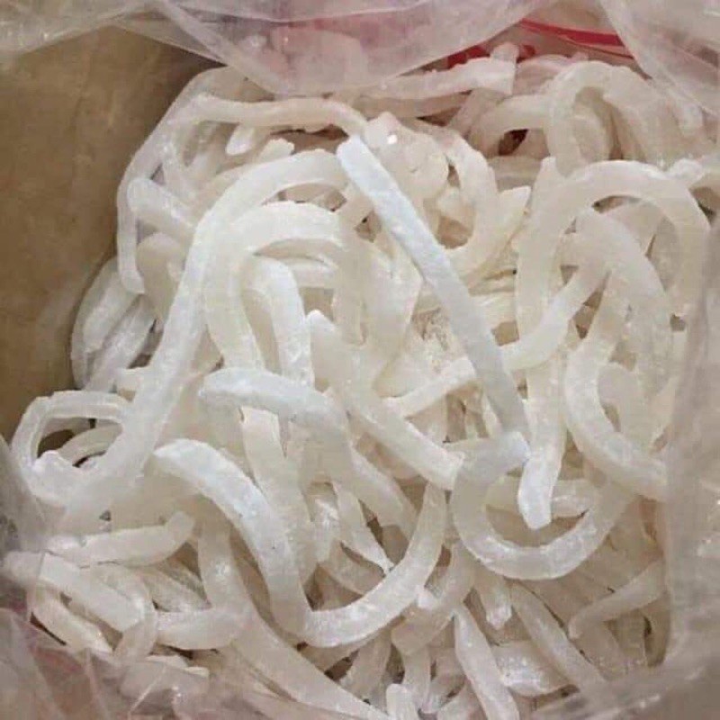 1Kg Mứt dừa non bến tre sợi đũa vị sữa dừa truyền thống TỪ ĐƠN 50K,