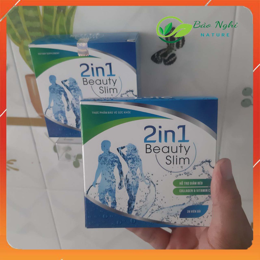 VIÊN SỦI BEAUTY SLIM 2 IN 1 - Giảm Cân An Toàn Hiệu Quả Cho Dáng Đẹp Mình Dây Eo Thon - CHÍNH HÃNG HỘP 28 VIÊN SỦI | BigBuy360 - bigbuy360.vn