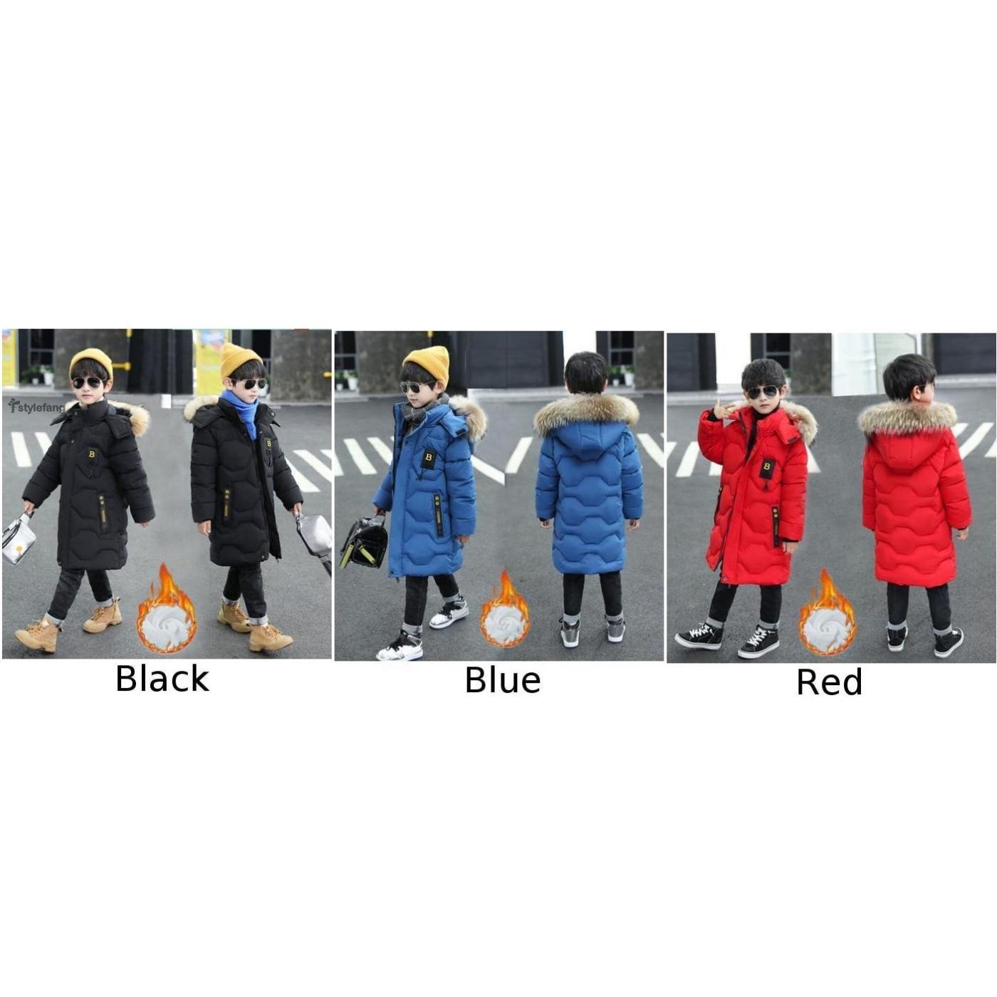 Coats Outerwear Parka Zipper Long sleeve Long Trench coat Hooded Coat Padded Kids' Puffer Boy Bomber Winter Quilted Hot