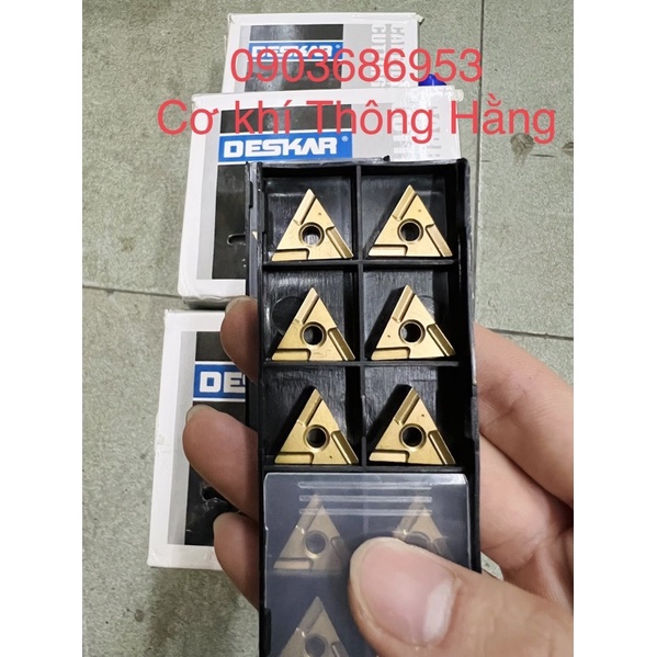 Mảnh dao tiện TNMG160404R-LF9008 hàng hãng DESKA