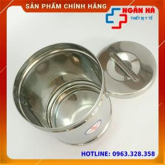 Hộp đựng bông cồn inox - hộp lưu mẫu các size, nhỏ - trung - to - [Hàng công ty]
