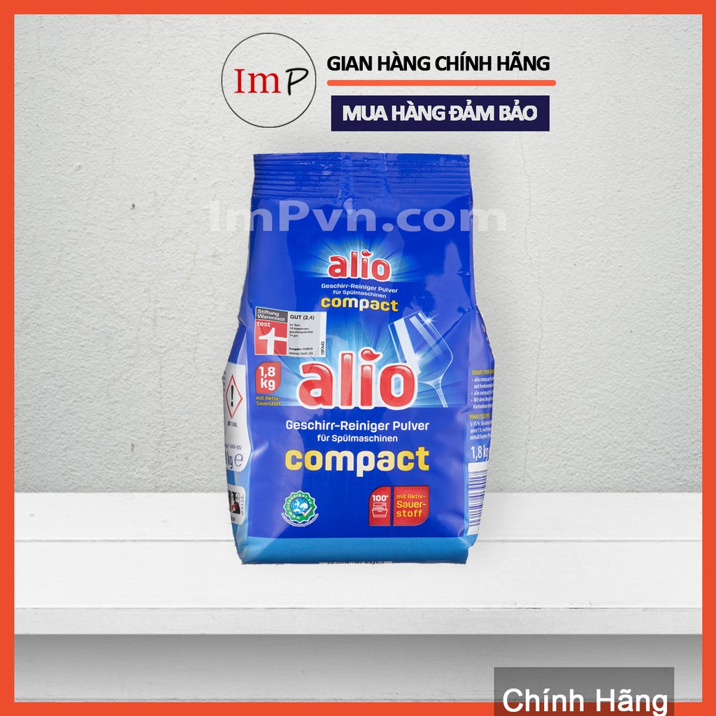 Bột rửa bát Alio 1.8kg - Mùi dịu nhẹ - Hàng Đức nội địa