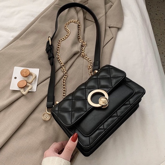 Túi xách nữ thời trang Quảng Châu đeo chéo đeo vai trần trám Bag Ami