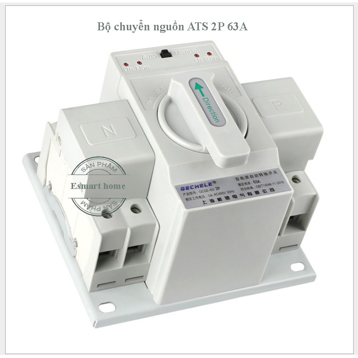 Bộ chuyền đổi 2 nguồn điện theo tháng gồm ATS  2P 63A và công tắc hẹn giờ chu kỳ tháng BT1-30 - DHDT