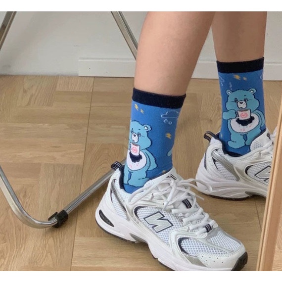 Vớ Tất hình Gấu cao cổ Nam Nữ phong cách trẻ trung, năng động.