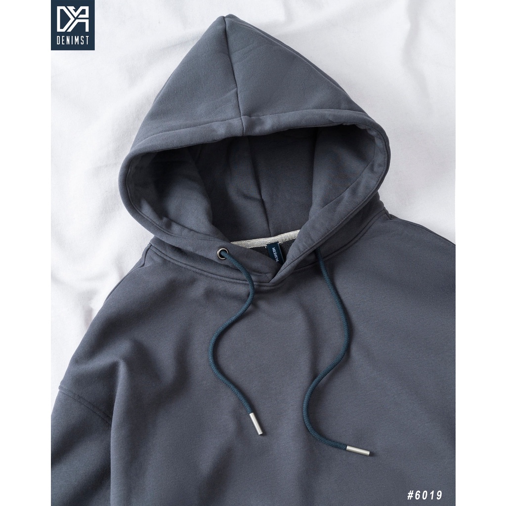Áo Hoodie Nam WTHING DENIMST 6019 Chất Liệu Nỉ Nhung, Dáng Suông