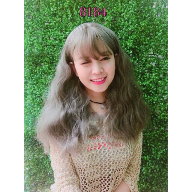 tóc giả nguyên đầu xù lửng❤️freeship_ tặng lưới chùm tóc