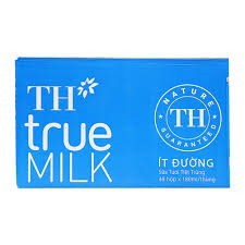 Nửa thùng sữa TH True Milk ít đường 180ml ( 6 lốc)