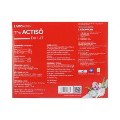 Ladoactiso Trà actiso – Hỗ trợ thanh nhiệt, giải độc gan, bảo vệ gan thanh lọc cơ thể
