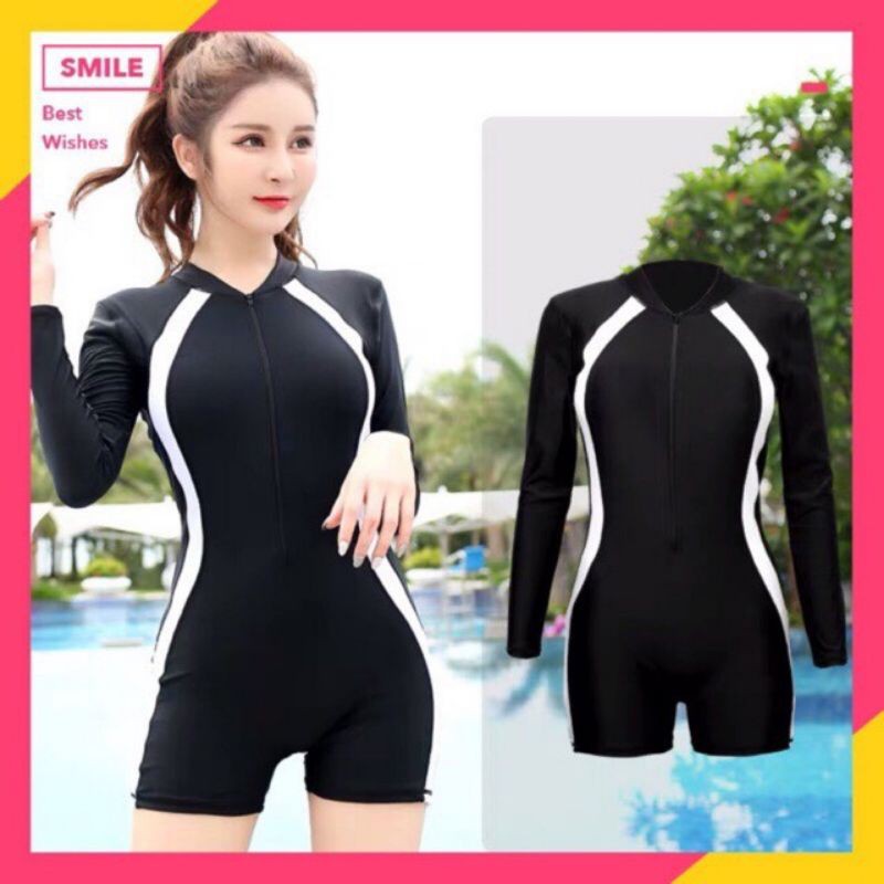 Swimsuit boyshort tay dài hiệu arena | BigBuy360 - bigbuy360.vn