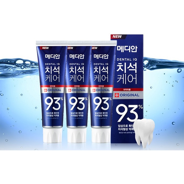 Kem Đánh Trắng Răng Thơm Miệng Median Dental Iq 93% Hàn Quốc (120g)