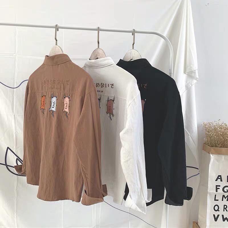 [Mã WASKT304 giảm 15% tối đa 30K đơn 99K] Áo Sơ Mi Mèo (Chữ Nhật) | BigBuy360 - bigbuy360.vn