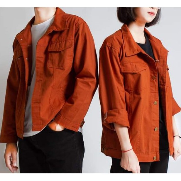 Áo khoác kaki Jean phong cách Unisex Nam nữ | BigBuy360 - bigbuy360.vn