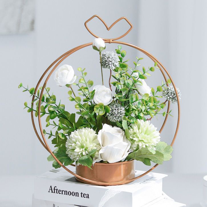 Bó Hoa Giả Phong Cách Bắc Âu Dùng Để Trang Trí Phòng Khách / Tiệc Cưới