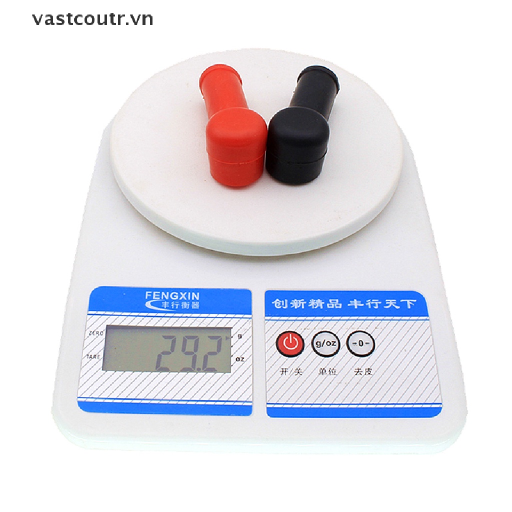Set 2 vỏ cao su bọc đầu cuối bình ắc quy cho xe hơi/ xe máy