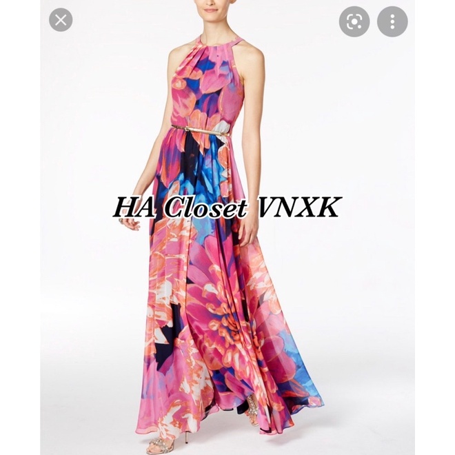 Đầm Voan Hoa Maxi Big Size Dư Xịn