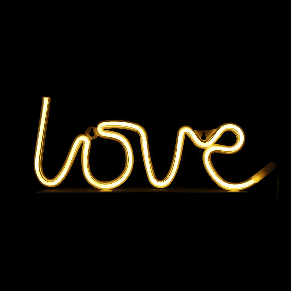 Đèn Led Neon Hình Chữ Love Trang Trí Lãng Mạn