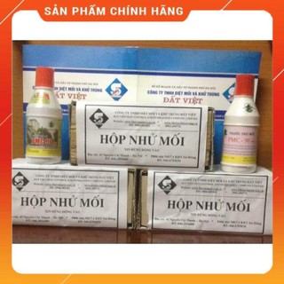 Bộ sản phẩm diệt mối tận gốc (combo 3 hộp nhử mối + 2 lọ thuốc diệt mối tận gốc PMC 90)