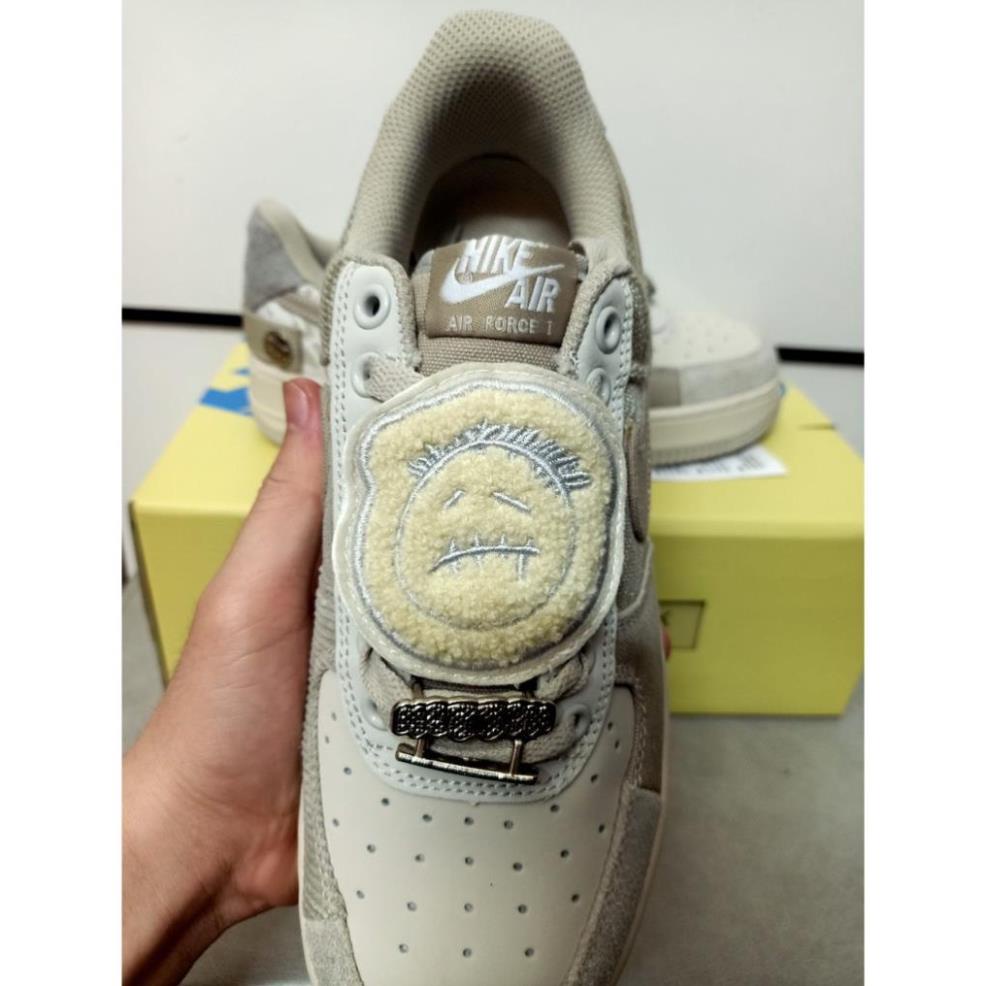 [HÀNG FULL BOX + BILL] Giày Thể Thao/ Sneaker Nam Nữ AF1 Travis Scott Grey White Trắng Xám | BigBuy360 - bigbuy360.vn