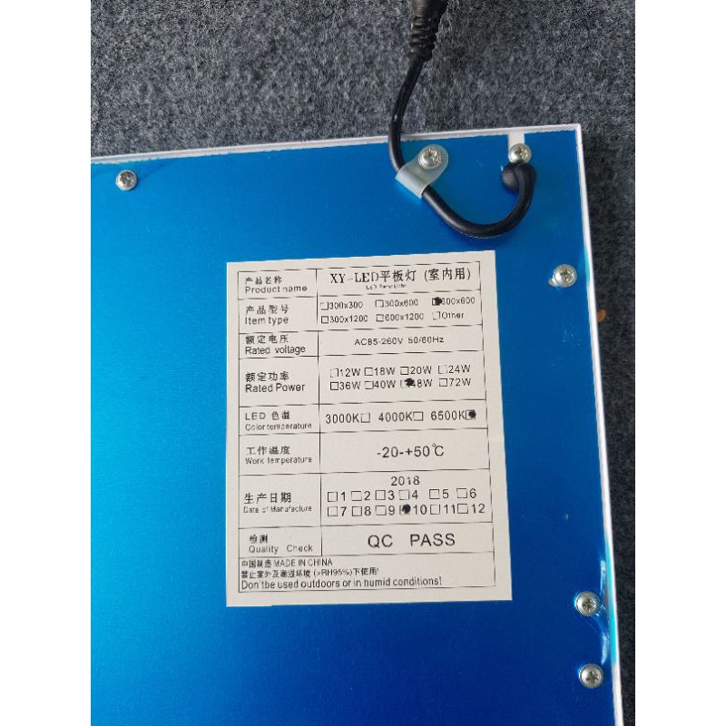 Panel siêu mỏng 600x600 48w