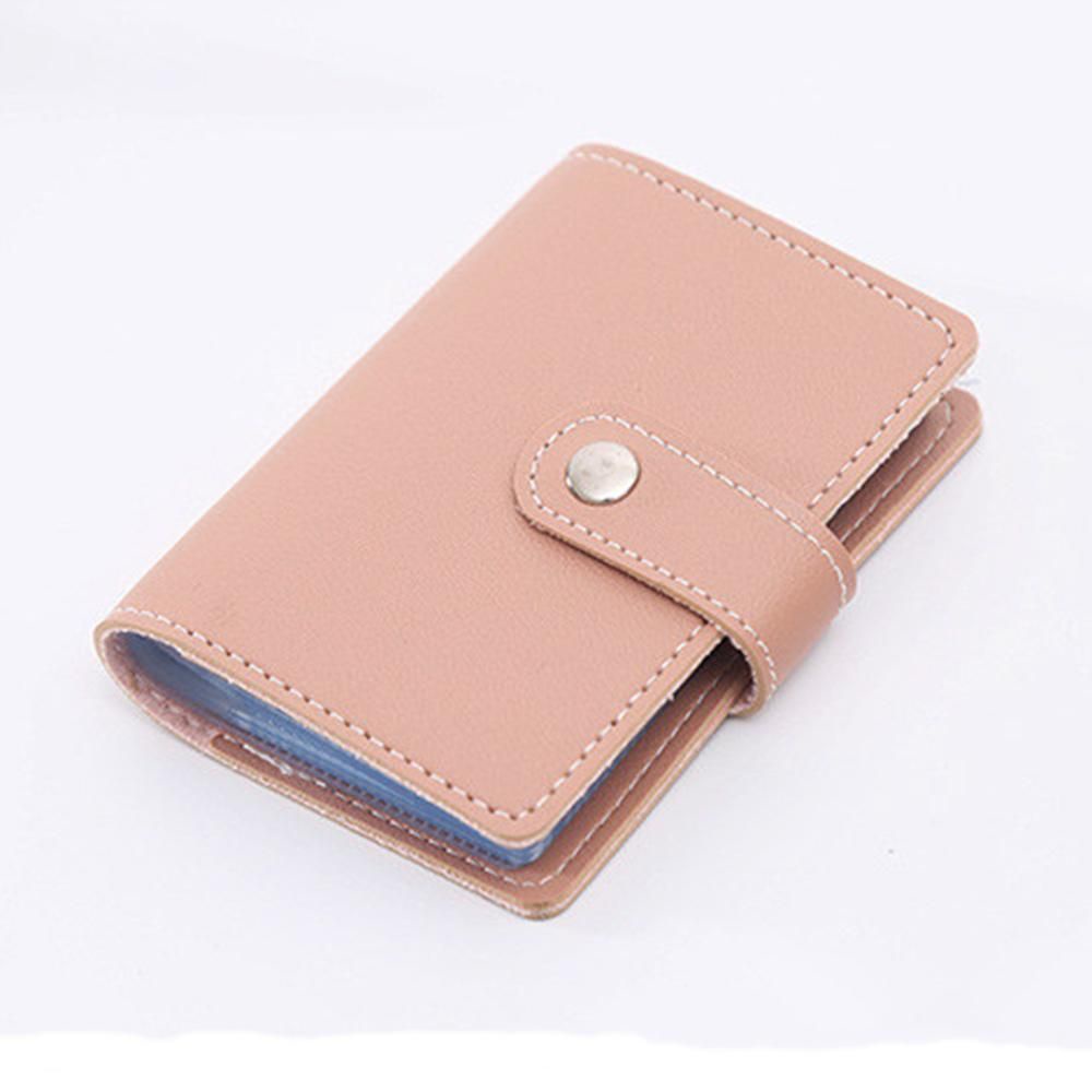 Ví đựng thẻ vải da PU 26 ngăn đa năng nhiều màu sắc trơn chặn tín hiệu RFID dành cho nam và nữ