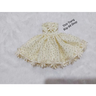 Đầm xinh cho búp bê size xinyi.barbie.licca,30cm...