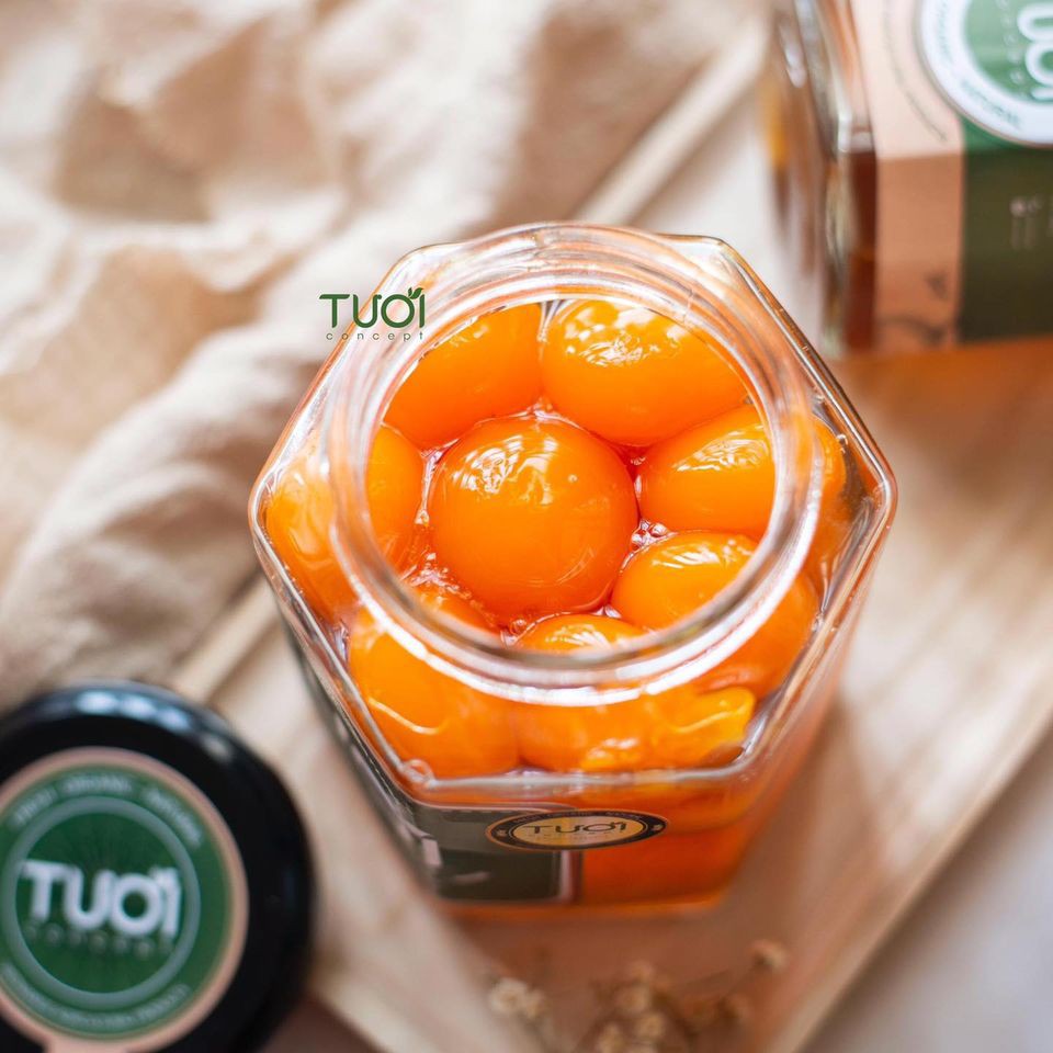 Trứng gà mật ong Hoàng Kim - Hũ nhỏ 15 quả/hũ 500ml