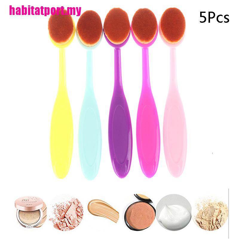 Set 5 Cọ Bàn Chải Trang Điểm Chuyên Nghiệp