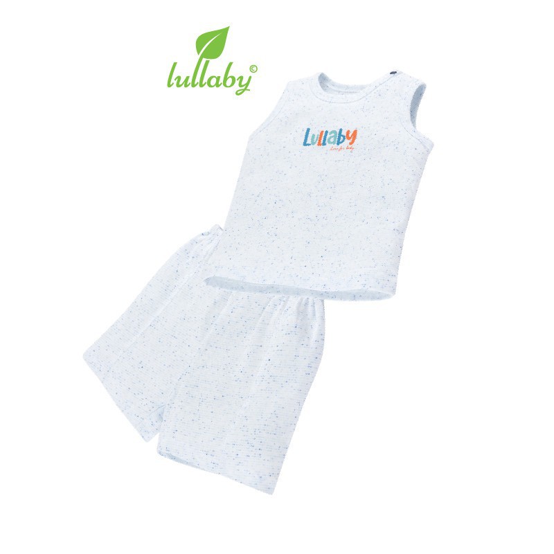 Bộ quần áo trẻ em bé trai xuân hè mới nhất thiết kế sát nách của lullaby baby nhật hoa  [ NH632P - Size 3m- 4y ]