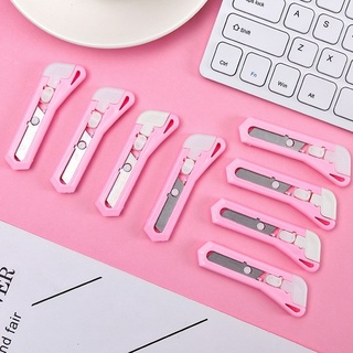 Dao rọc giấy mini màu hồng HT034