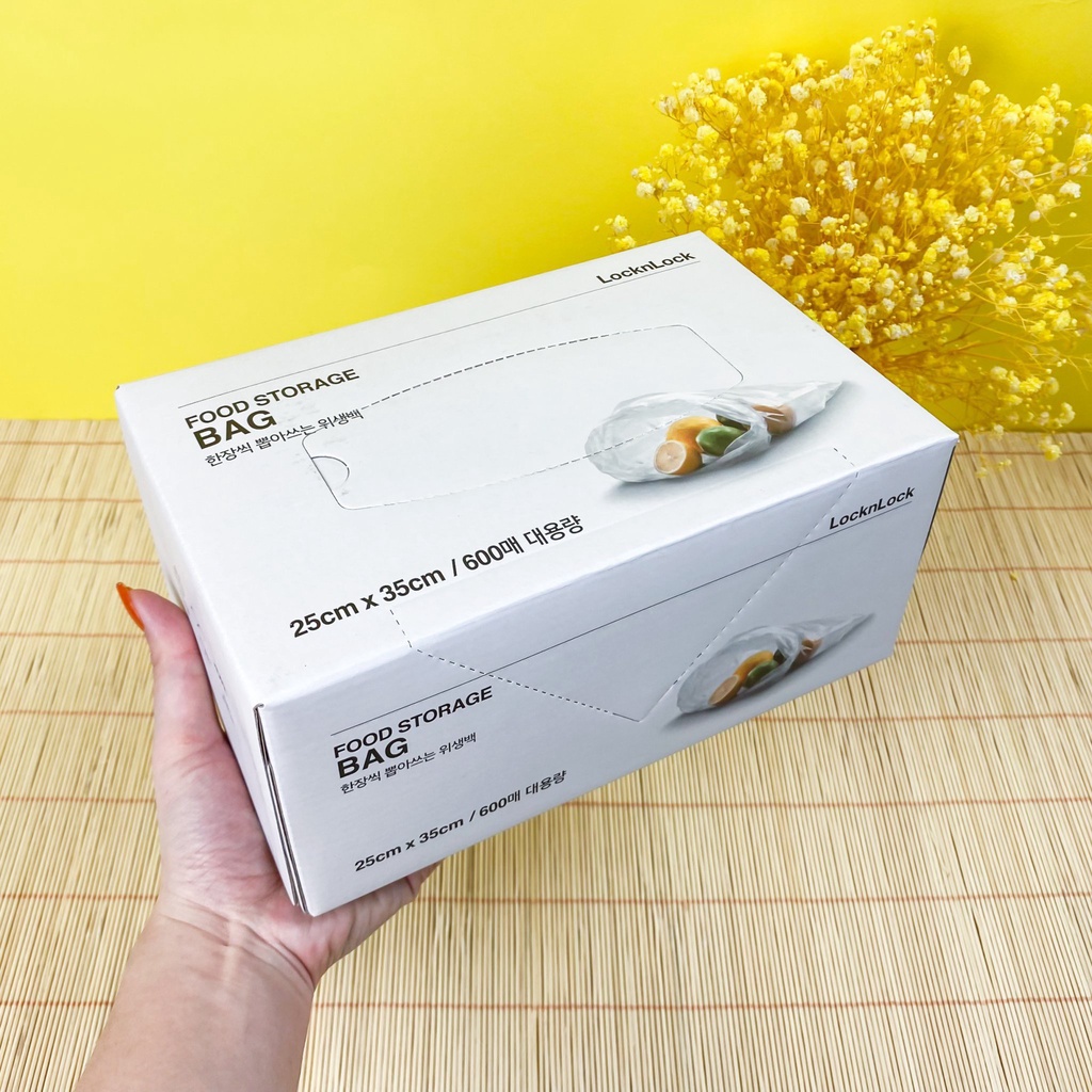 600 Túi linon đựng thực phẩm Lock&amp;Lock LWP801 (25cm * 35cm) Hàn Quốc