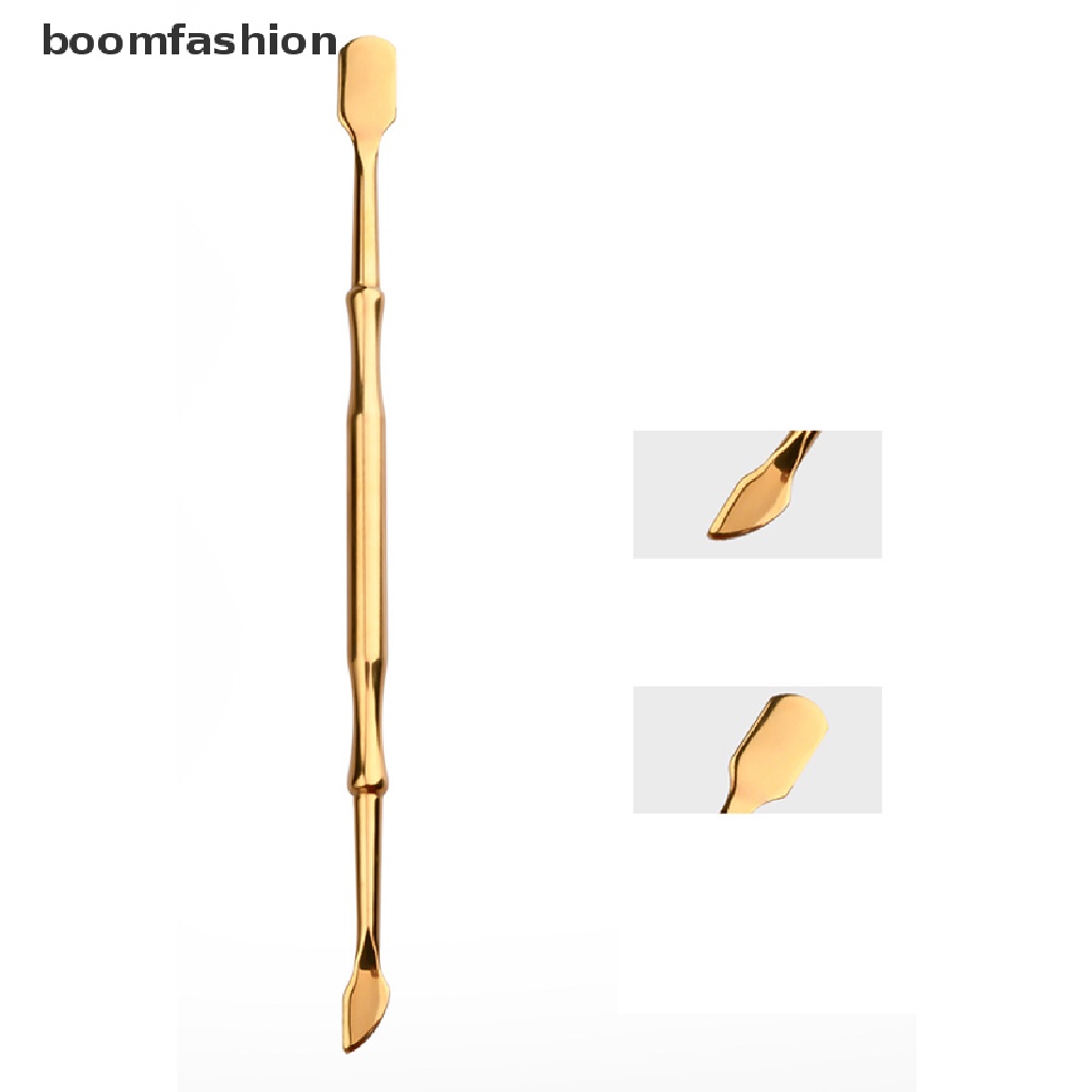 [boomfashion] Double Sided Stainless Steel Metal Cuticle Pusher Cuticle Dead Skin Trimmer [new]