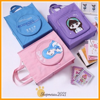 Túi đi học thêm kèm ví đựng bút cho bé trai và bé gái