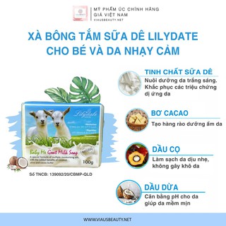[Nhập khẩu - Date xa] Xà bông tắm sữa dê cho bé – Baby Me Goat Milk Soap – 100g