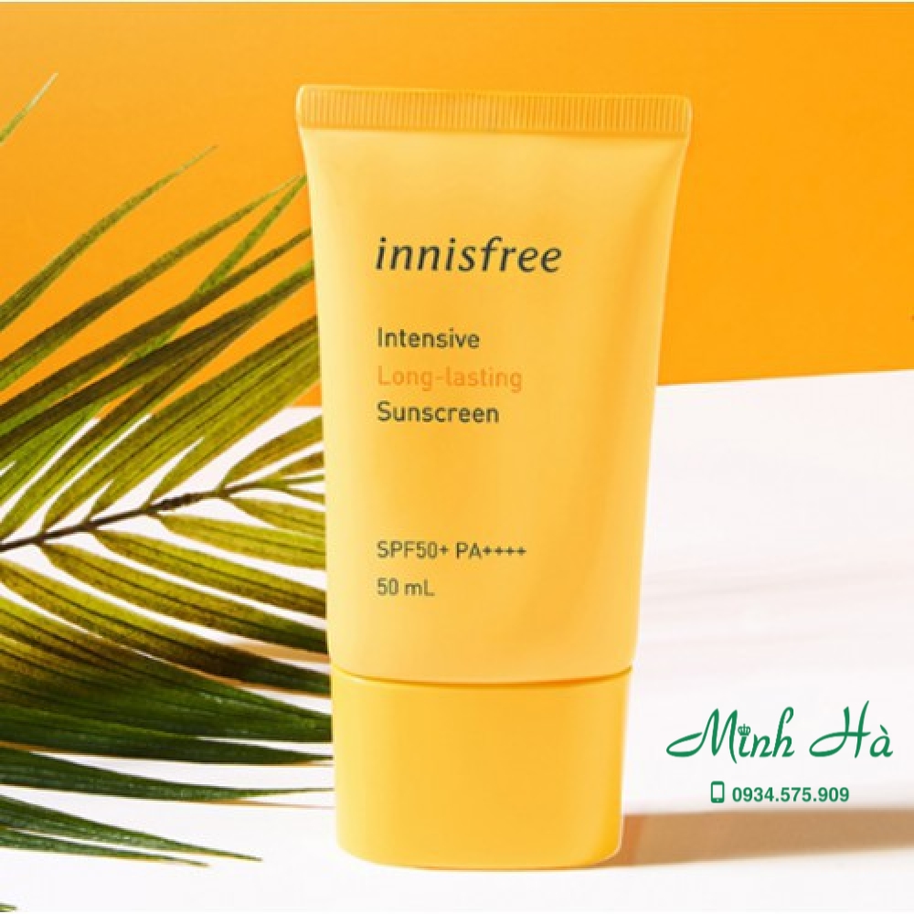 Kem chống nắng Innisfree Intensive Long-Lasting Sunscreen SPF50+ PA++++ 50ml chống trôi hiệu quả