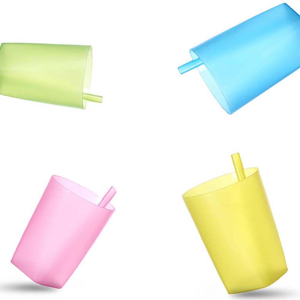 YIYU Cốc Uống Nước Tích Hợp Ống Hút Thiết Kế Nhỏ Gọn Xinh Xắn