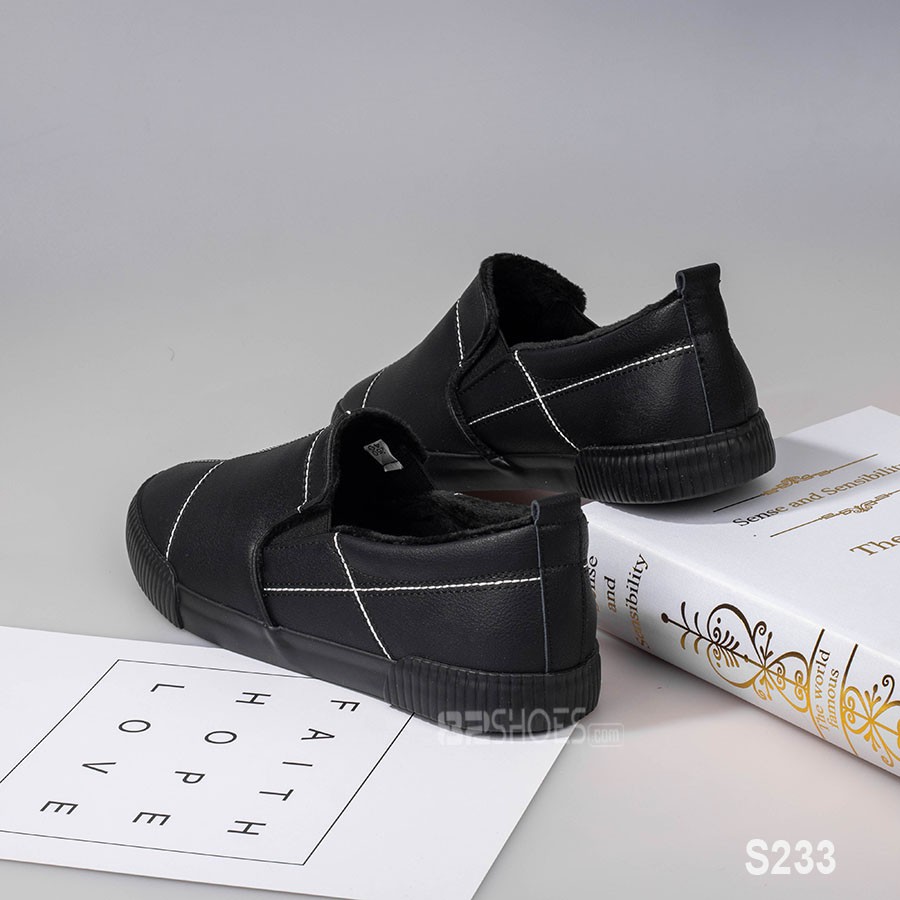 [XẢ KHO, LẺ SIZE] Giày lười nam - Slip on nam da - Mã S233
