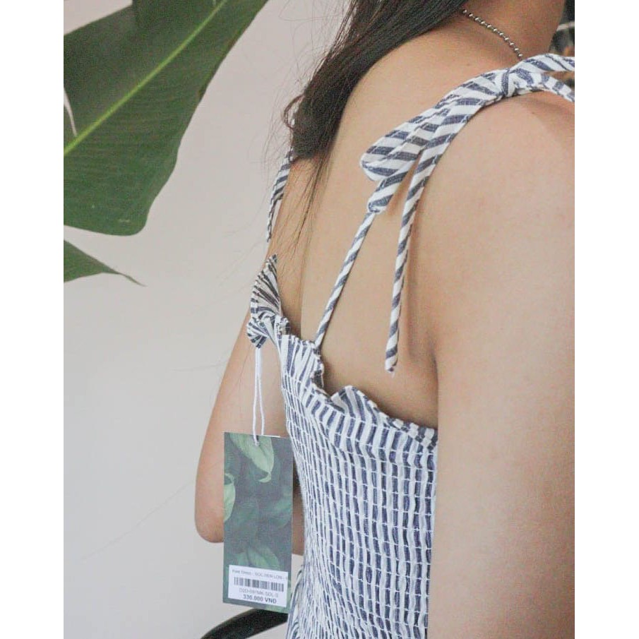 Đầm smocking 2 trong 1: đầm nơ vai hoặc đầm ống DOKESI  - Kate Dress