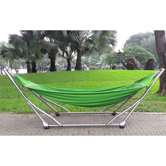 Võng xếp inox Cao cấp phi 32 cả bộ gồm lưới cán thép cỡ đại loại 1