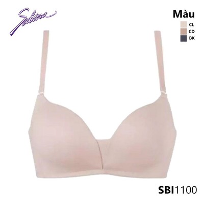 [SALE XẢ HÀNG] Áo Lót Không Gọng Mút Vừa Nâng Ngực Tự Nhiên Tạo Khe Chữ V Mordern V Wireless By Sabina SBI1100