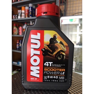 Nhớt motul xe tay ga scooter 5w40 800ml