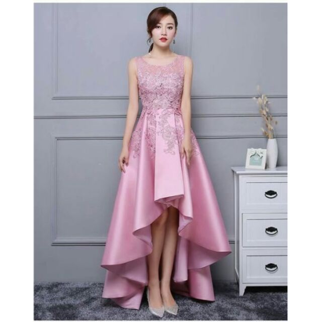 Đầm Xòe Đuôi Tôm Phối Ren