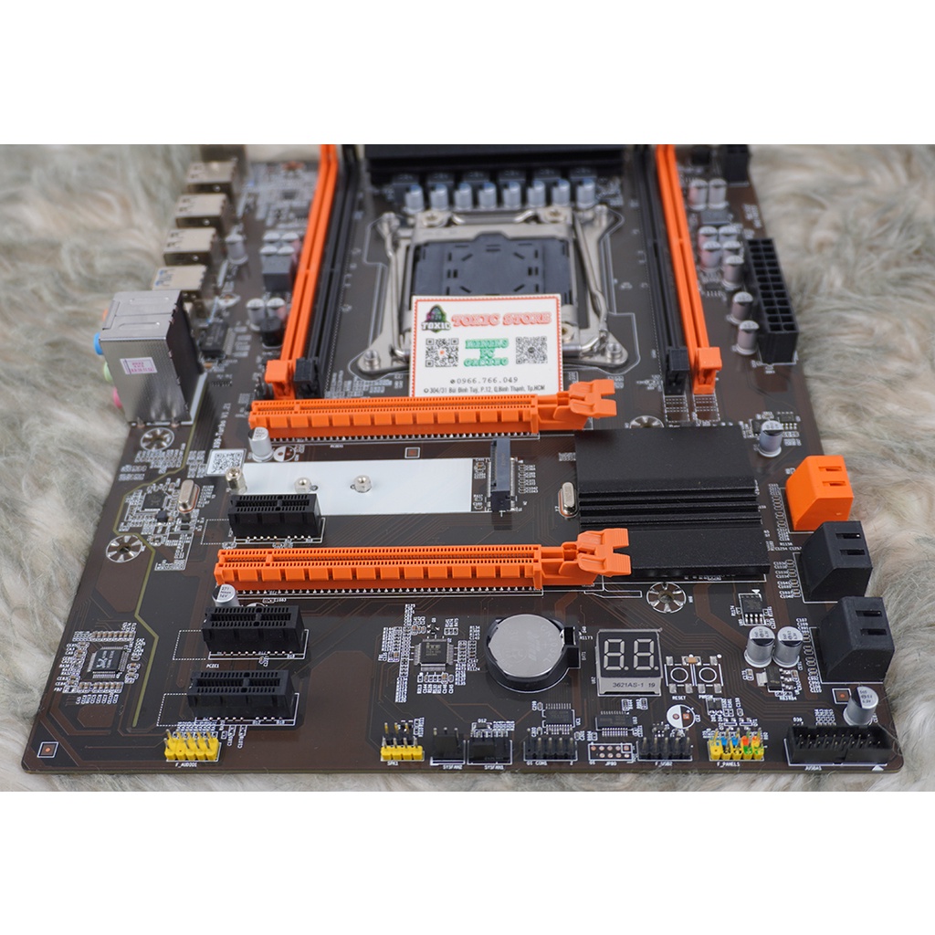 Bo mạch chủ X99 CPU 2011 hỗ trợ CPU Xeon, RAM ECCR bộ nhớ DDR3 và DDR4 ATX, X99 ATX