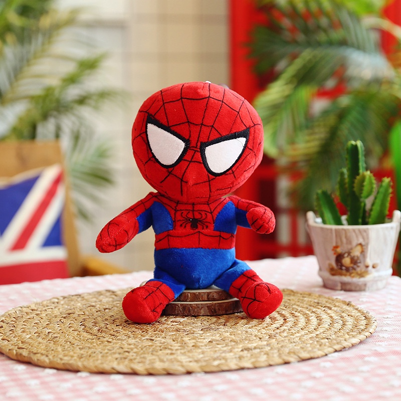 Gấu Bông Siêu Anh Hùng Đáng yêu Cho Bé Marvel Avengers Người Sắt Nhện nhân Batman Captain America Iron Man Spiderman.