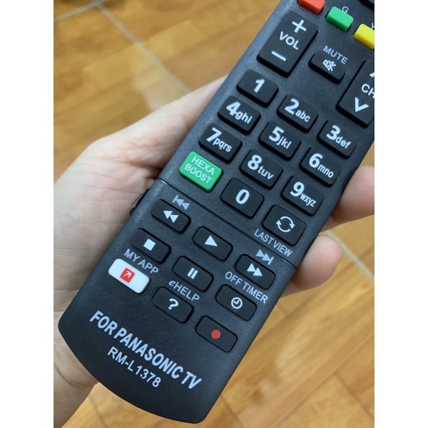 Remote điều khiển tivi Panasonic Smart RM-1378-Bh đổi mới